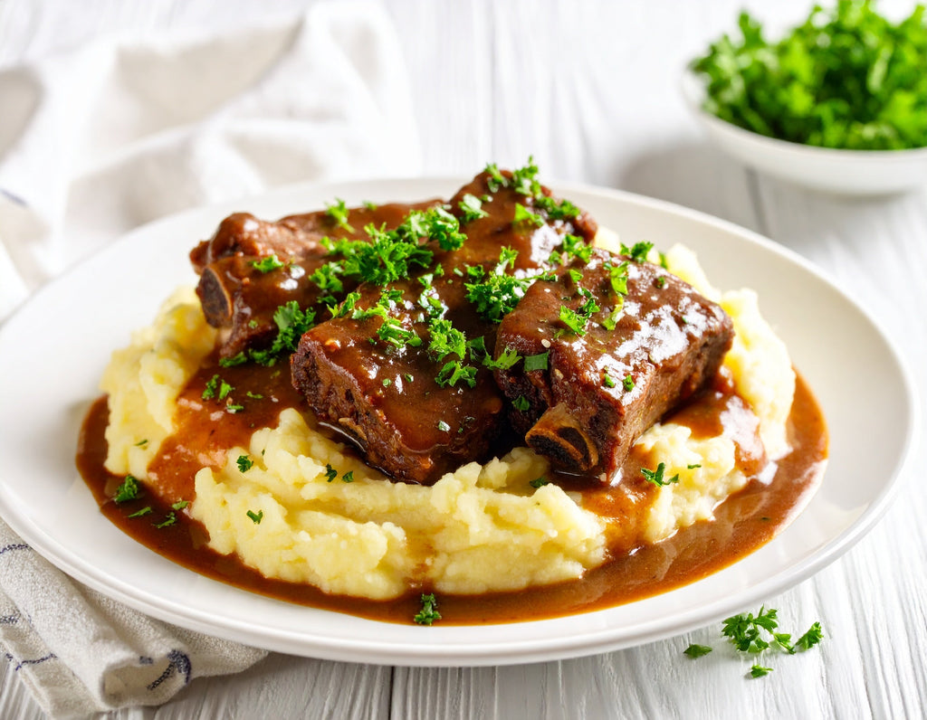 Slow‑Cooker Beef Short Ribs with Red Wine Gravy - The Meat Box
