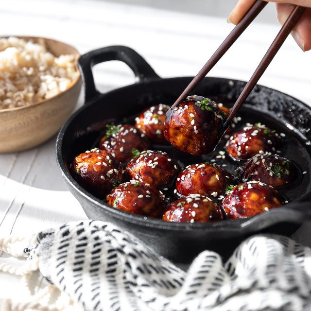 Asian Baked Meatballs (serves 3-4)