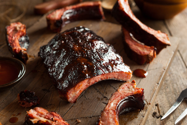 Smokey BBQ Pork Ribs - Heat & Eat