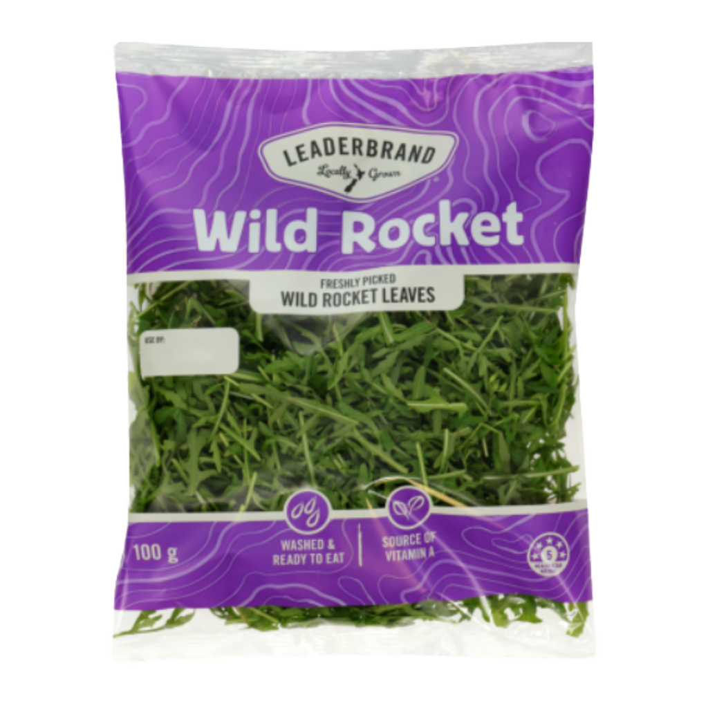 LeaderBrand Wild Rocket 100g The Meat Box leaderbrand-wild-rocket-100g-the-meat-box