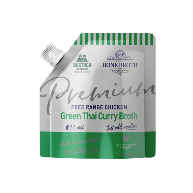 The Little Bone Broth Company - Green Thai Curry Broth- Beautiful selection of fresh cut meat delivered overnight by your favourite online butcher - The Meat Box, We specialise in delivering the best cuts straight to your door across New Zealand. | Meat Delivery | NZ Online Meat