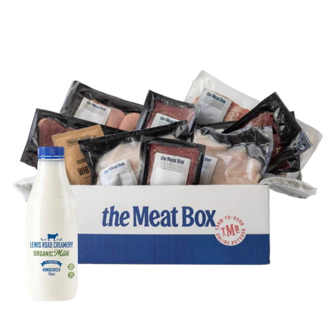Family Box & $1 Milk Bundle- Beautiful selection of fresh cut meat delivered overnight by your favourite online butcher - The Meat Box, We specialise in delivering the best cuts straight to your door across New Zealand. | Meat Delivery | NZ Online Meat