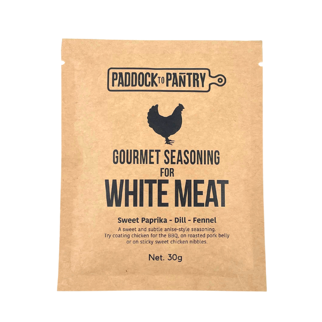 Paddock to Pantry Gourmet Seasoning - White Meat- Beautiful selection of fresh cut meat delivered overnight by your favourite online butcher - The Meat Box, We specialise in delivering the best cuts straight to your door across New Zealand. | Meat Delivery | NZ Online Meat