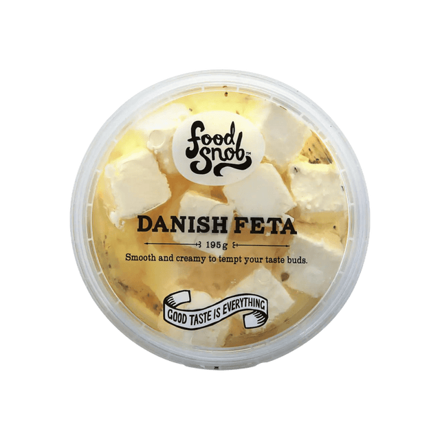 Food Snob Danish Feta Cheese- Beautiful selection of fresh cut meat delivered overnight by your favourite online butcher - The Meat Box, We specialise in delivering the best cuts straight to your door across New Zealand. | Meat Delivery | NZ Online Meat