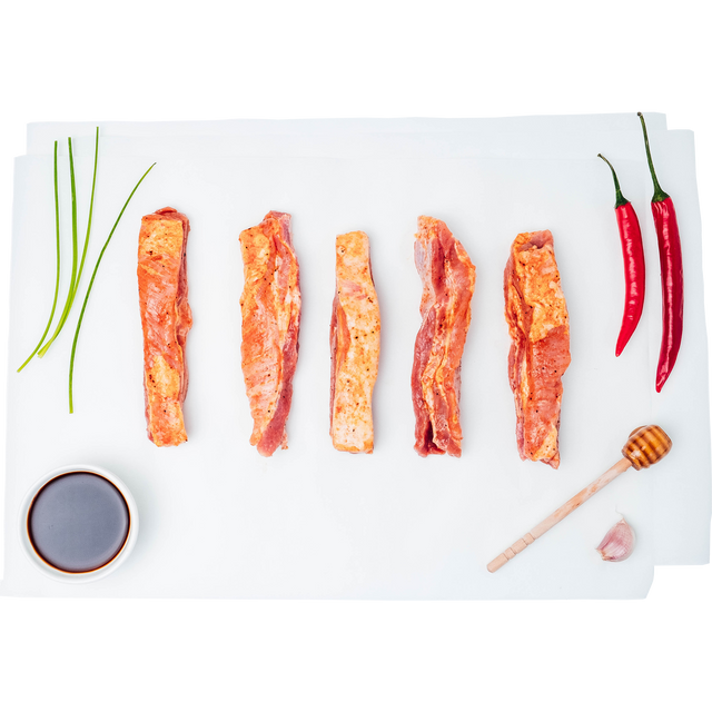 Spicy Glazed Pork Belly Strips- Beautiful selection of fresh cut meat delivered overnight by your favourite online butcher - The Meat Box, We specialise in delivering the best cuts straight to your door across New Zealand. | Meat Delivery | NZ Online Meat