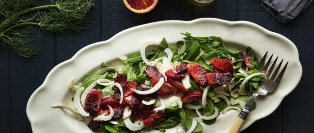 Rocket, blood orange and Fennel salad