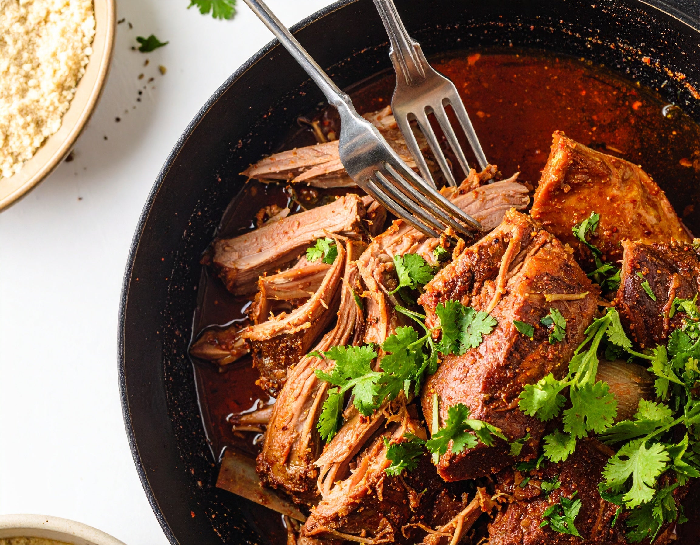 Slow-Cooked Harissa Lamb Shoulder