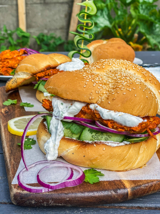 Tandoori Chicken Burgers