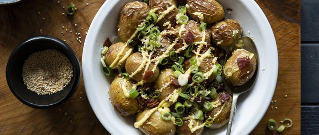 Lucky Potatoes with Bacon & Mayo
