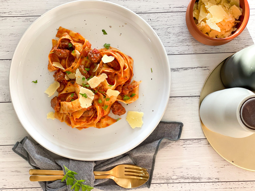 Sausage Ragu with Pappardelle – The Meat Box