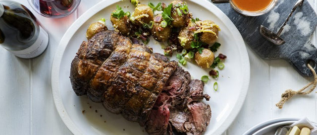 Roast Scotch Fillet with Chipotle Brandy Sauce