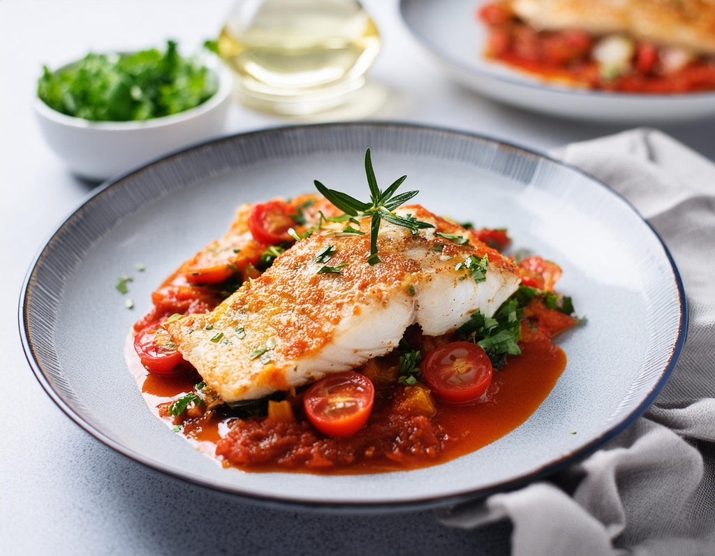 Snapper with Spicy Tomato, Citrus and Herb Sauce – The Meat Box