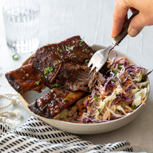 BBQ BEEF SHORT-RIBS (serves 4)