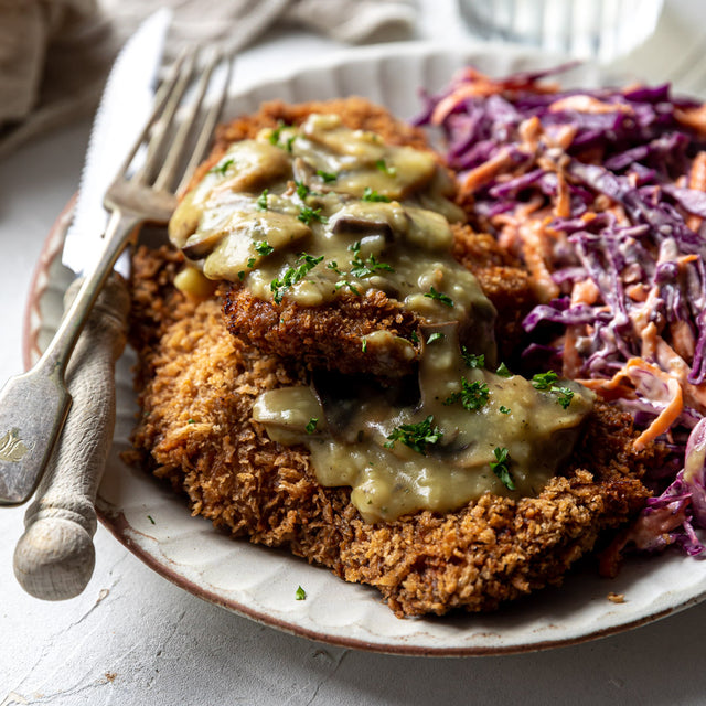 Shallow Fried Beef Schnitzels (serves 4-6)