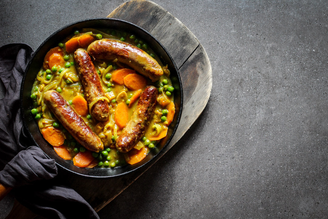 Curried Sausages