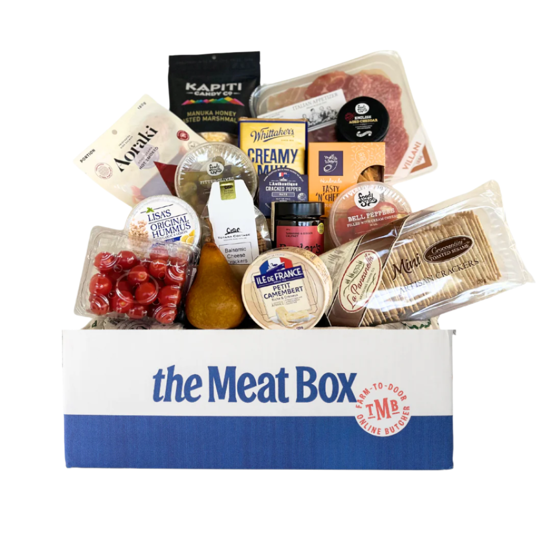 Large Grazing Platter Box- Beautiful selection of fresh cut meat delivered overnight by your favourite online butcher - The Meat Box, We specialise in delivering the best cuts straight to your door across New Zealand. | Meat Delivery | NZ Online Meat