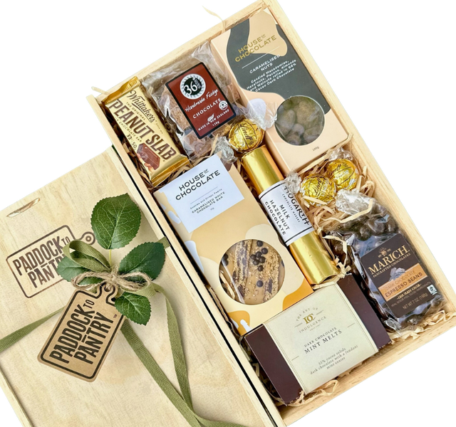 Chocolate Treats Gift Basket- Beautiful selection of fresh cut meat delivered overnight by your favourite online butcher - The Meat Box, We specialise in delivering the best cuts straight to your door across New Zealand. | Meat Delivery | NZ Online Meat
