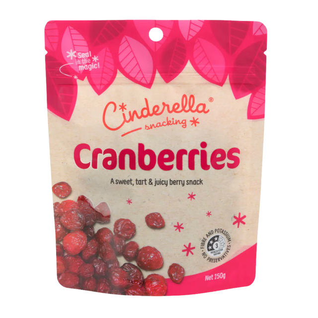 Cinderella Dried Cranberries- Beautiful selection of fresh cut meat delivered overnight by your favourite online butcher - The Meat Box, We specialise in delivering the best cuts straight to your door across New Zealand. | Meat Delivery | NZ Online Meat