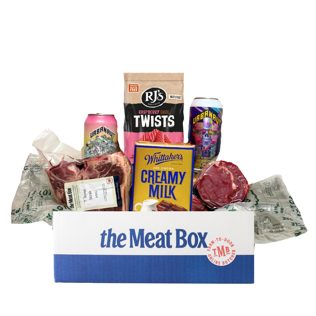 Blokes Box with Wagyu Beef Scotch- Beautiful selection of fresh cut meat delivered overnight by your favourite online butcher - The Meat Box, We specialise in delivering the best cuts straight to your door across New Zealand. | Meat Delivery | NZ Online Meat