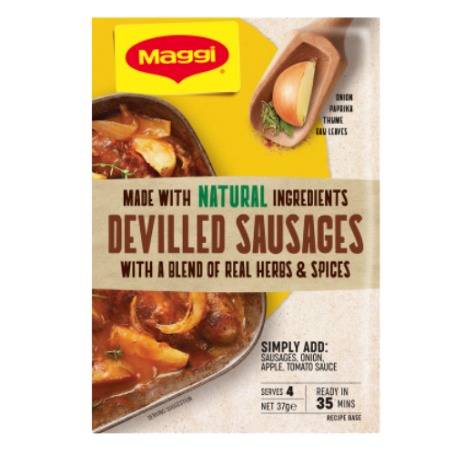 Maggi Devilled Sausages Recipe Base Sachet 37g- Beautiful selection of fresh cut meat delivered overnight by your favourite online butcher - The Meat Box, We specialise in delivering the best cuts straight to your door across New Zealand. | Meat Delivery | NZ Online Meat