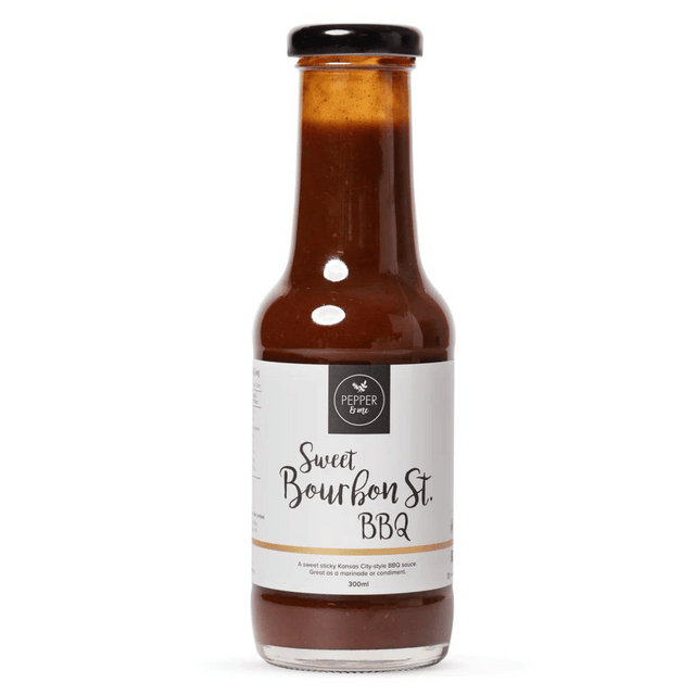Pepper & Me Sweet Bourbon St. BBQ- Beautiful selection of fresh cut meat delivered overnight by your favourite online butcher - The Meat Box, We specialise in delivering the best cuts straight to your door across New Zealand. | Meat Delivery | NZ Online Meat