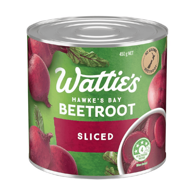 Watties Beetroot Sliced 450g- Beautiful selection of fresh cut meat delivered overnight by your favourite online butcher - The Meat Box, We specialise in delivering the best cuts straight to your door across New Zealand. | Meat Delivery | NZ Online Meat