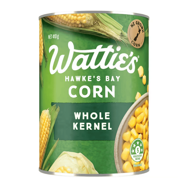 Watties Whole Kernel Corn 410g- Beautiful selection of fresh cut meat delivered overnight by your favourite online butcher - The Meat Box, We specialise in delivering the best cuts straight to your door across New Zealand. | Meat Delivery | NZ Online Meat