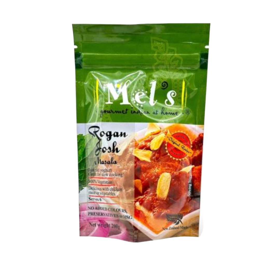 Mels Rogan Josh Masala Sauce- Beautiful selection of fresh cut meat delivered overnight by your favourite online butcher - The Meat Box, We specialise in delivering the best cuts straight to your door across New Zealand. | Meat Delivery | NZ Online Meat