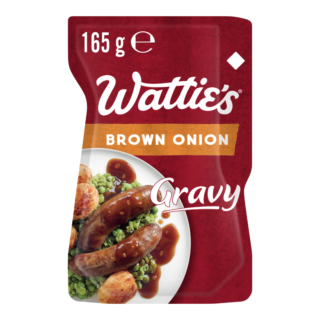 Watties Brown Onion Gravy 165g- Beautiful selection of fresh cut meat delivered overnight by your favourite online butcher - The Meat Box, We specialise in delivering the best cuts straight to your door across New Zealand. | Meat Delivery | NZ Online Meat