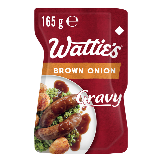 Watties Brown Onion Gravy 165g- Beautiful selection of fresh cut meat delivered overnight by your favourite online butcher - The Meat Box, We specialise in delivering the best cuts straight to your door across New Zealand. | Meat Delivery | NZ Online Meat