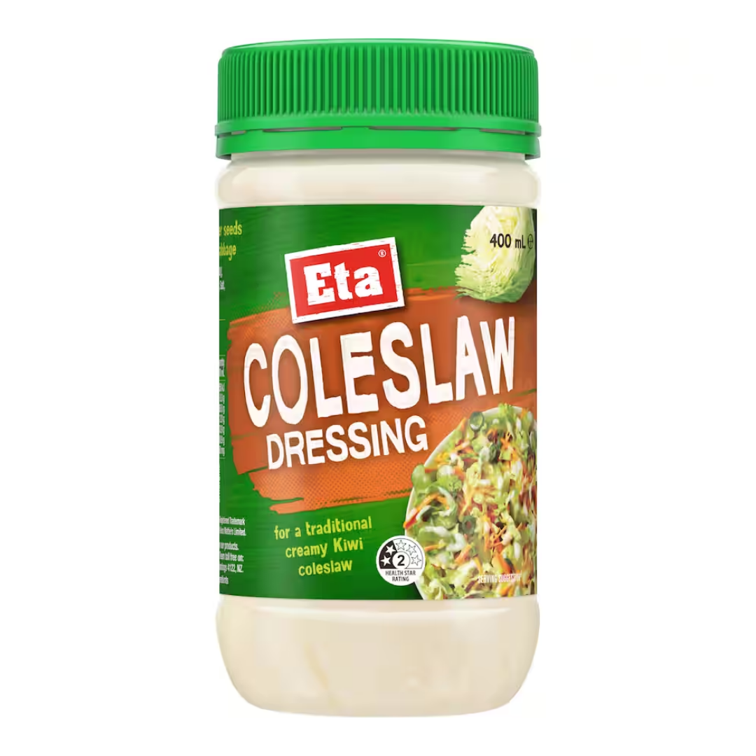 Eta Coleslaw Dressing 400ml- Beautiful selection of fresh cut meat delivered overnight by your favourite online butcher - The Meat Box, We specialise in delivering the best cuts straight to your door across New Zealand. | Meat Delivery | NZ Online Meat
