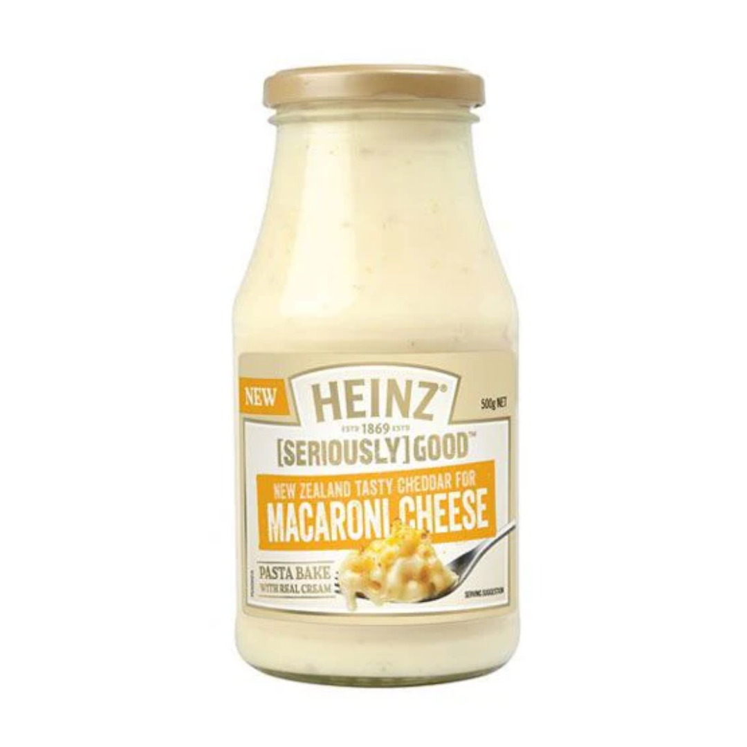 Heinz Seriously Good Pasta Sauce Macaroni & Cheese 500g- Beautiful selection of fresh cut meat delivered overnight by your favourite online butcher - The Meat Box, We specialise in delivering the best cuts straight to your door across New Zealand. | Meat Delivery | NZ Online Meat
