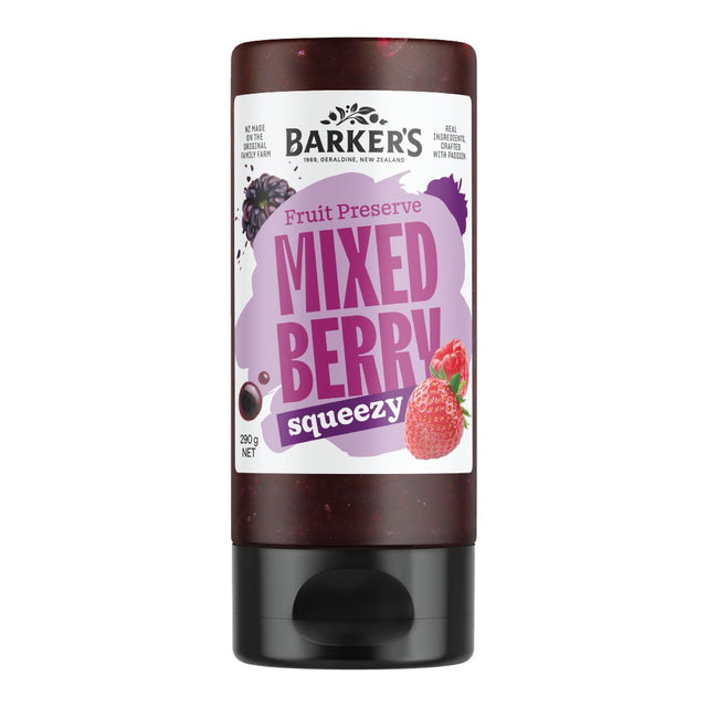 Barkers Mixed Berry Squeeze Jam Preserve - | The Meat Box