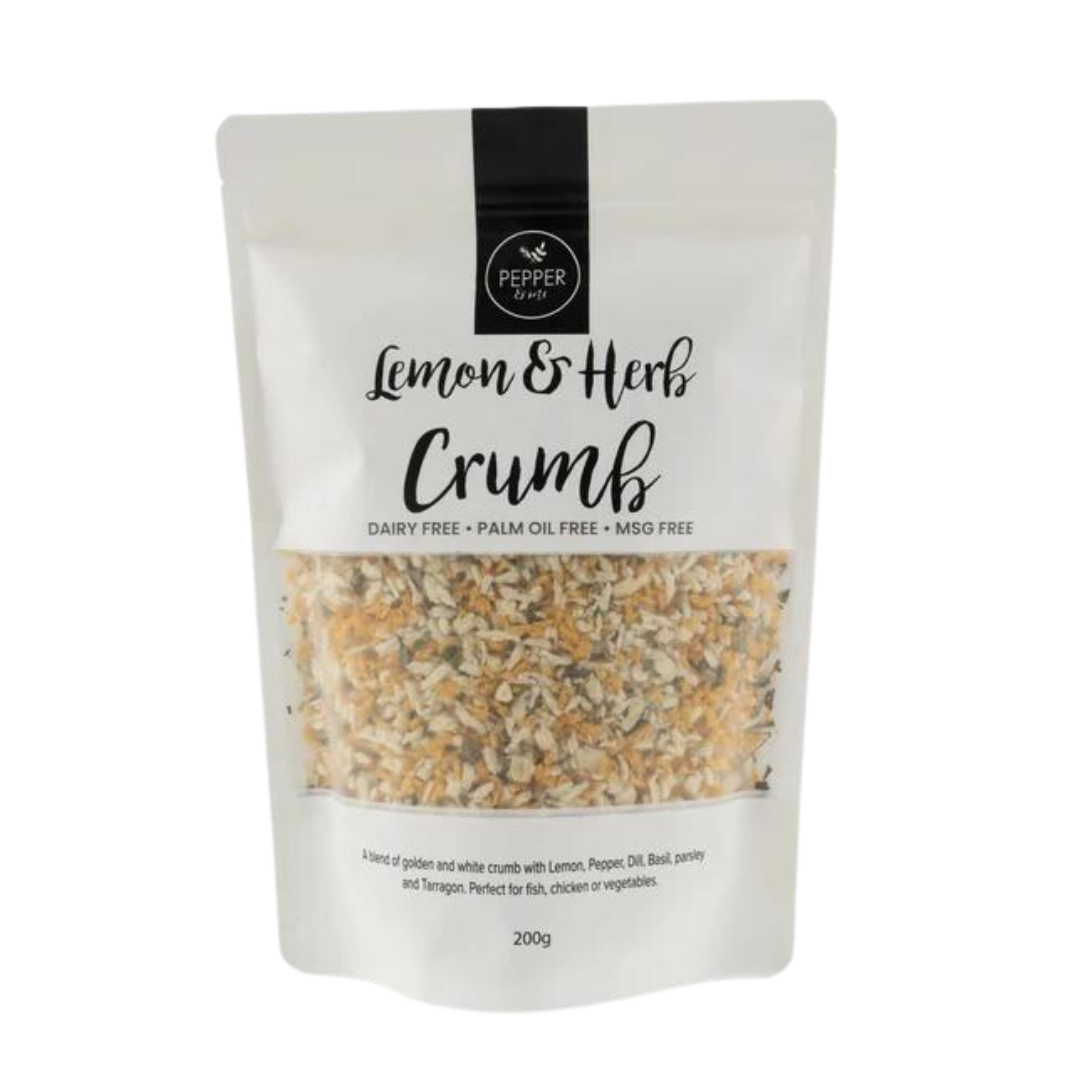 Pepper & Me 'Lemon & Herb Crumb'