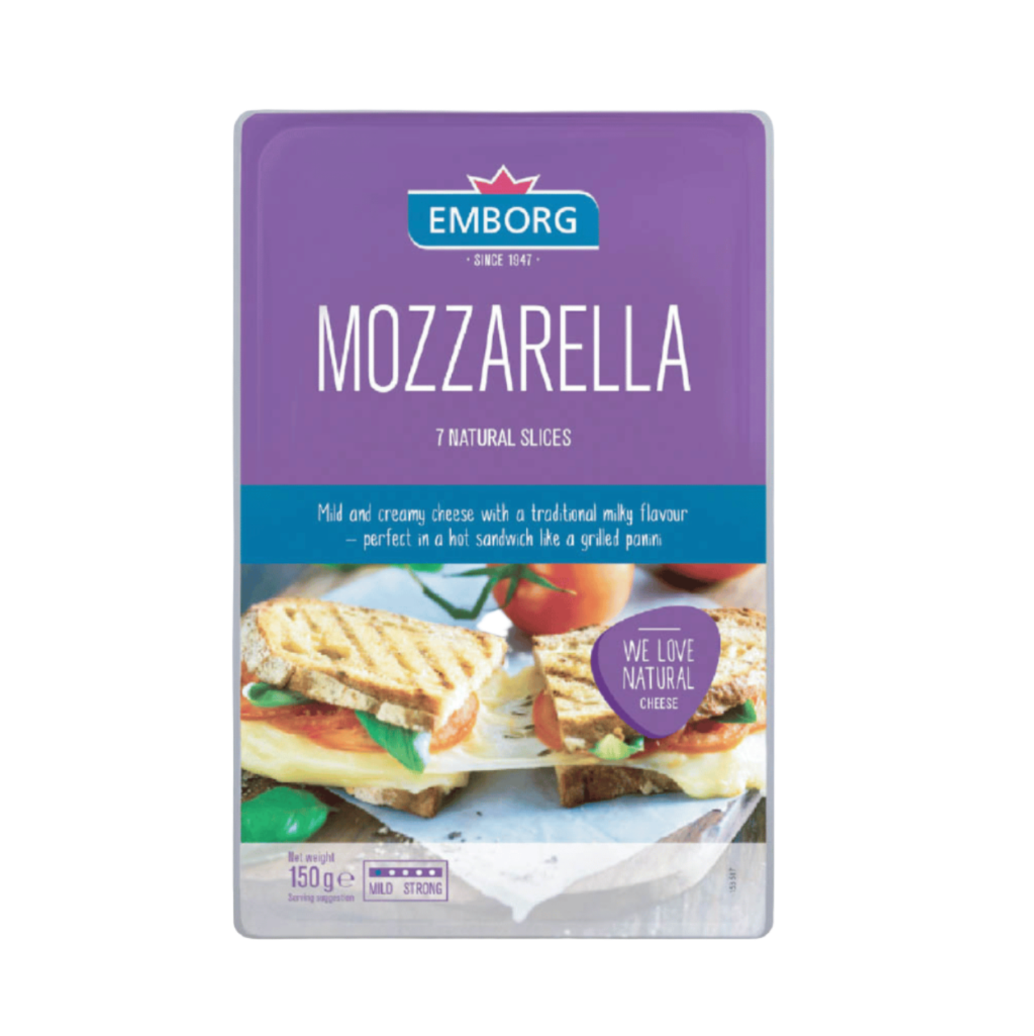 Emborg Mozzarella Slices- Beautiful selection of fresh cut meat delivered overnight by your favourite online butcher - The Meat Box, We specialise in delivering the best cuts straight to your door across New Zealand. | Meat Delivery | NZ Online Meat