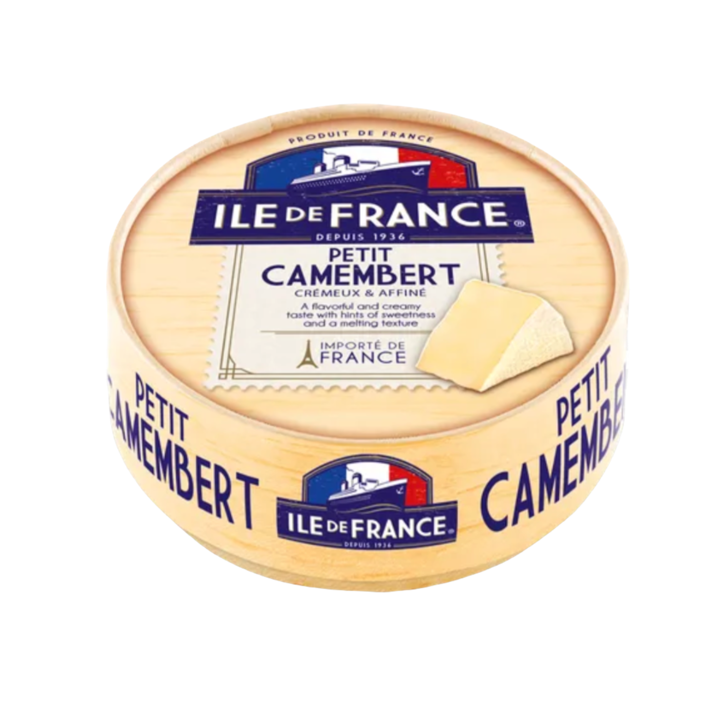Ile de France Petit Camembert- Beautiful selection of fresh cut meat delivered overnight by your favourite online butcher - The Meat Box, We specialise in delivering the best cuts straight to your door across New Zealand. | Meat Delivery | NZ Online Meat