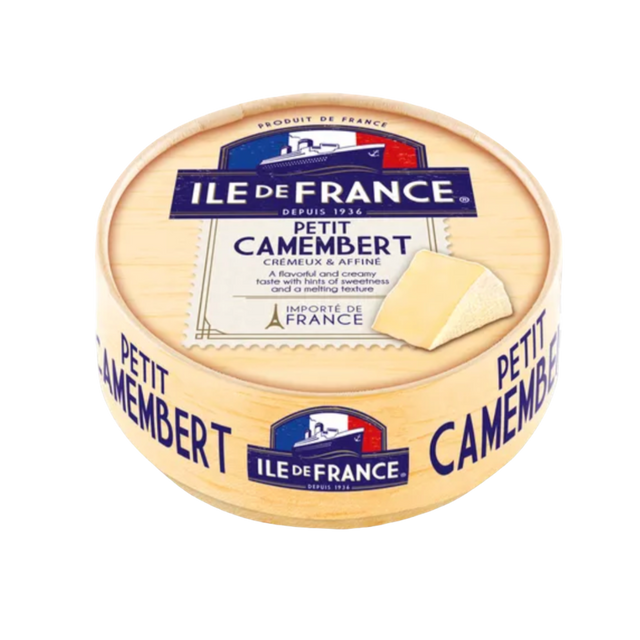 Ile de France Petit Camembert- Beautiful selection of fresh cut meat delivered overnight by your favourite online butcher - The Meat Box, We specialise in delivering the best cuts straight to your door across New Zealand. | Meat Delivery | NZ Online Meat