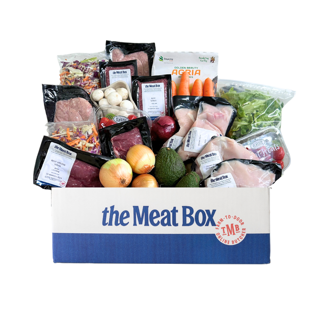 Super Sized Meat & Vege Box- Beautiful selection of fresh cut meat delivered overnight by your favourite online butcher - The Meat Box, We specialise in delivering the best cuts straight to your door across New Zealand. | Meat Delivery | NZ Online Meat