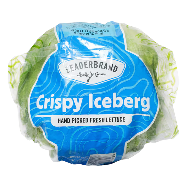 LeaderBrand Iceberg Lettuce- Beautiful selection of fresh cut meat delivered overnight by your favourite online butcher - The Meat Box, We specialise in delivering the best cuts straight to your door across New Zealand. | Meat Delivery | NZ Online Meat