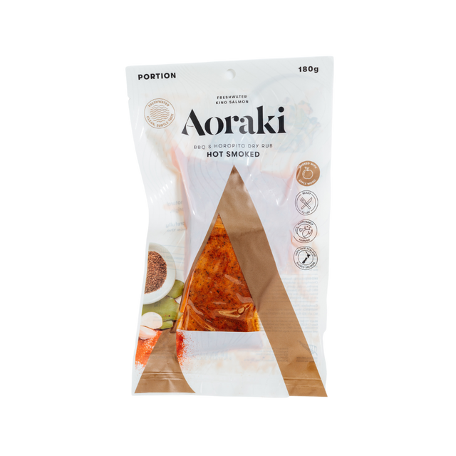 Aoraki BBQ & Horopito Hot Smoked Salmon- Beautiful selection of fresh cut meat delivered overnight by your favourite online butcher - The Meat Box, We specialise in delivering the best cuts straight to your door across New Zealand. | Meat Delivery | NZ Online Meat