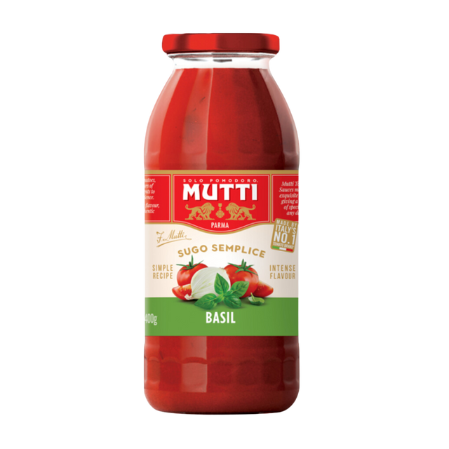 Mutti Pasta Sauce Basil and Pesto- Beautiful selection of fresh cut meat delivered overnight by your favourite online butcher - The Meat Box, We specialise in delivering the best cuts straight to your door across New Zealand. | Meat Delivery | NZ Online Meat