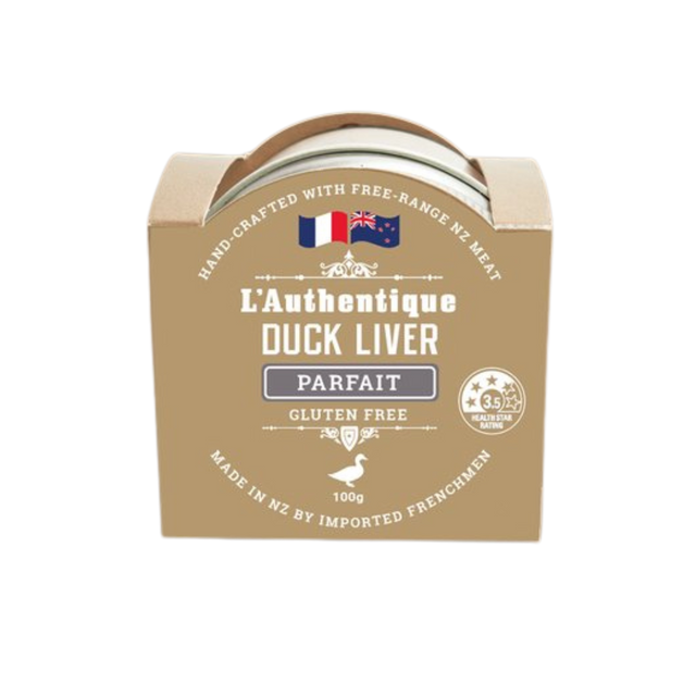 L'Authentique Duck Liver Parfait- Beautiful selection of fresh cut meat delivered overnight by your favourite online butcher - The Meat Box, We specialise in delivering the best cuts straight to your door across New Zealand. | Meat Delivery | NZ Online Meat