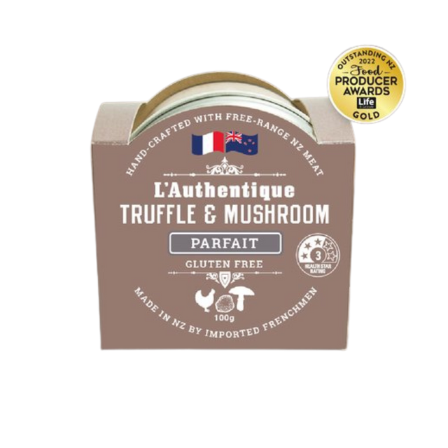 L'Authentique Truffle & Mushroom Parfait- Beautiful selection of fresh cut meat delivered overnight by your favourite online butcher - The Meat Box, We specialise in delivering the best cuts straight to your door across New Zealand. | Meat Delivery | NZ Online Meat