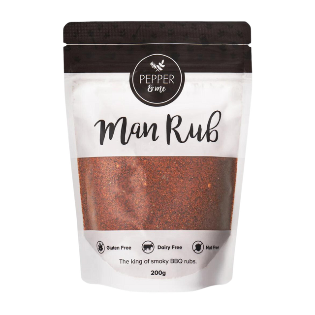 Pepper & Me 'Man Rub'- Beautiful selection of fresh cut meat delivered overnight by your favourite online butcher - The Meat Box, We specialise in delivering the best cuts straight to your door across New Zealand. | Meat Delivery | NZ Online Meat