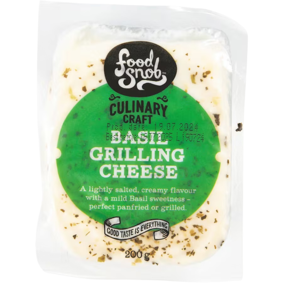 Food Snob Basil Grilling Cheese- Beautiful selection of fresh cut meat delivered overnight by your favourite online butcher - The Meat Box, We specialise in delivering the best cuts straight to your door across New Zealand. | Meat Delivery | NZ Online Meat