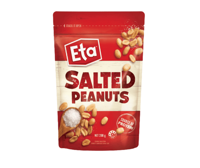 Eta Salted Peanuts 200g- Beautiful selection of fresh cut meat delivered overnight by your favourite online butcher - The Meat Box, We specialise in delivering the best cuts straight to your door across New Zealand. | Meat Delivery | NZ Online Meat