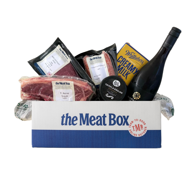 The Connoisseur - Meat Lovers Gift Box- Beautiful selection of fresh cut meat delivered overnight by your favourite online butcher - The Meat Box, We specialise in delivering the best cuts straight to your door across New Zealand. | Meat Delivery | NZ Online Meat
