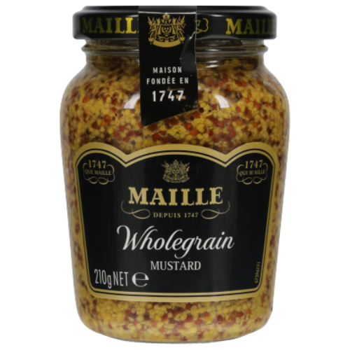 Maille Wholegrain Mustard 210g- Beautiful selection of fresh cut meat delivered overnight by your favourite online butcher - The Meat Box, We specialise in delivering the best cuts straight to your door across New Zealand. | Meat Delivery | NZ Online Meat