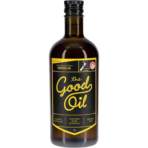 The Good Oil Rapeseed Oil Extra Virgin 1L- Beautiful selection of fresh cut meat delivered overnight by your favourite online butcher - The Meat Box, We specialise in delivering the best cuts straight to your door across New Zealand. | Meat Delivery | NZ Online Meat
