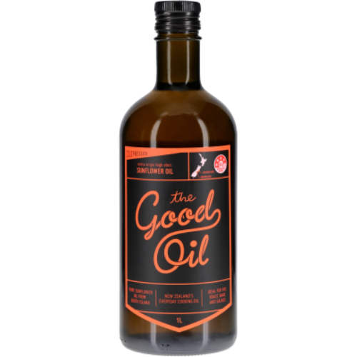 The Good Oil Cold Pressed Extra Virgin High Oleic Sunflower Oil 1L- Beautiful selection of fresh cut meat delivered overnight by your favourite online butcher - The Meat Box, We specialise in delivering the best cuts straight to your door across New Zealand. | Meat Delivery | NZ Online Meat